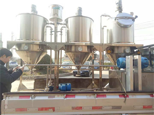 small crude cotton seed oil refined equipment in mozambique